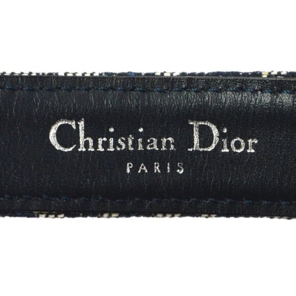 Christian Dior Trotter Belt Navy main image 4
